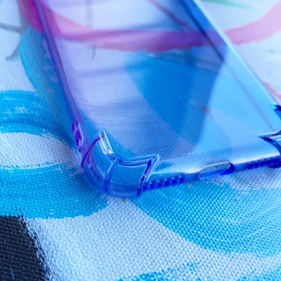 iPhone 7/8 Plus Case Purple Blue Clear Cover - Picture 6 of 7